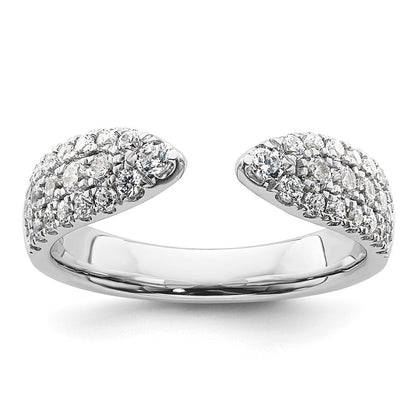 True Origin 14K Weißgold 3/4 Karat Im Labor Gezüchtet Diamant Vs+ F+ Komplett Ehering Ring