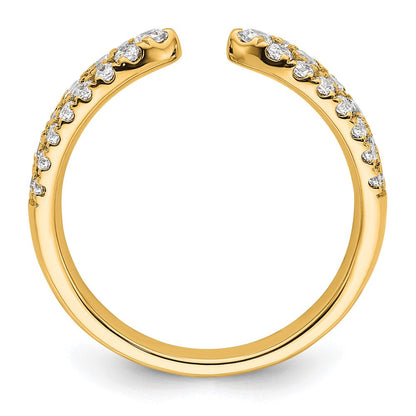 True Origin 14K Gelbgold 3/4 Karat Im Labor Gezüchtet Diamant Vs+ F+ Komplett Ehering Ring