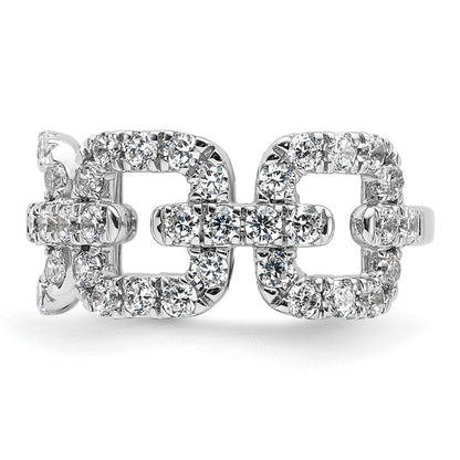 14K Weißgold True Origin 2 3/8 Karat Im Labor Gezüchtet Diamant Vs Def Ring