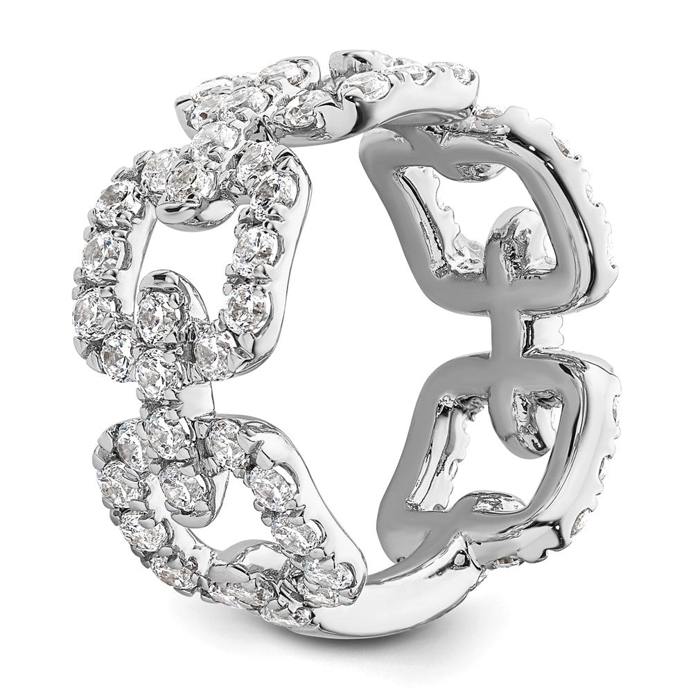 14K Weißgold True Origin 2 3/8 Karat Im Labor Gezüchtet Diamant Vs Def Ring