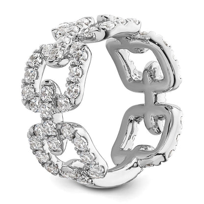 14K Weißgold True Origin 2 3/8 Karat Im Labor Gezüchtet Diamant Vs Def Ring