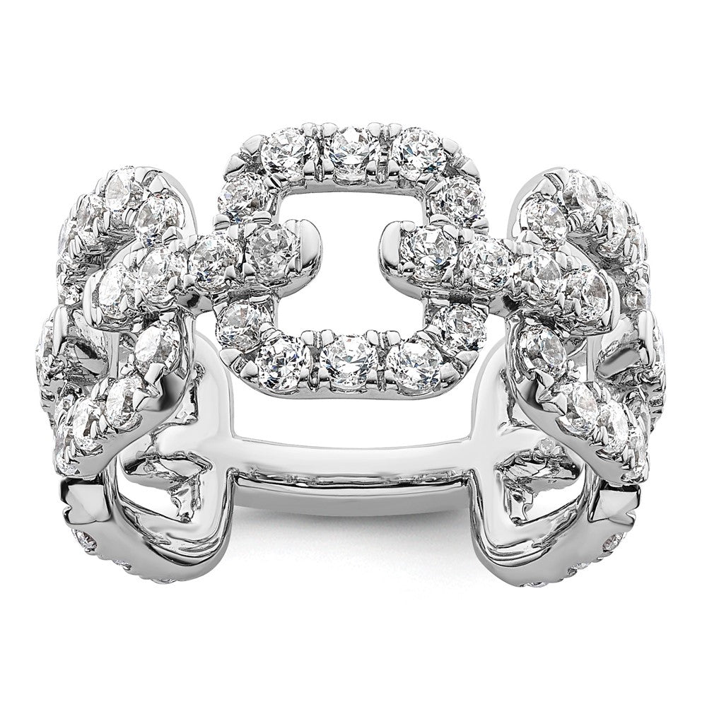 14K Weißgold True Origin 2 3/8 Karat Im Labor Gezüchtet Diamant Vs Def Ring