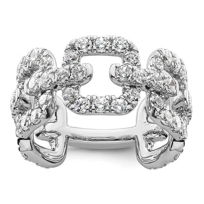 14K Weißgold True Origin 2 3/8 Karat Im Labor Gezüchtet Diamant Vs Def Ring