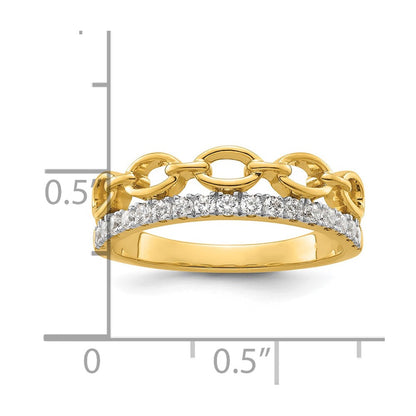 14K Bicolor True Origin 1/3 Karat Im Labor Gezüchtet Diamant Vs D E F Ring