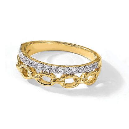 14K Bicolor True Origin 1/3 Karat Im Labor Gezüchtet Diamant Vs D E F Ring