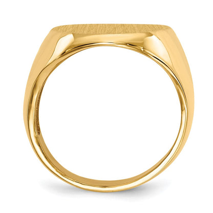 10K Gelbgold Siegelring für Herren