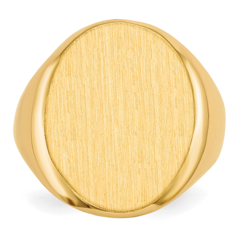 10K Gelbgold Siegelring für Herren