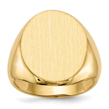 10K Gelbgold Siegelring für Herren
