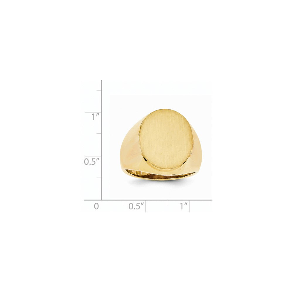 14K Gelbgold Herren-Siegelring