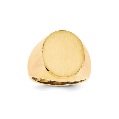 14K Gelbgold Herren-Siegelring