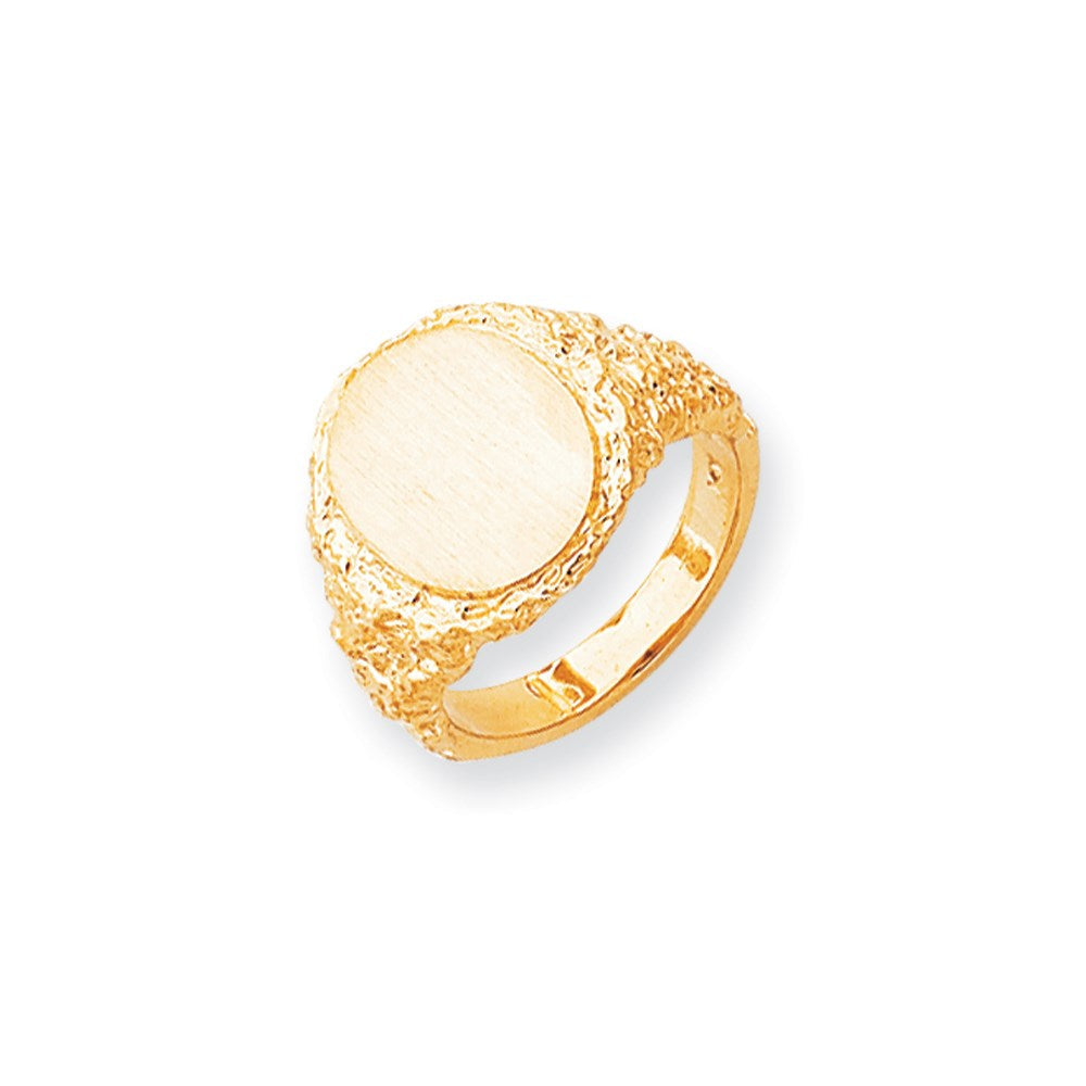 14K Gelbgold Herren-Siegelring