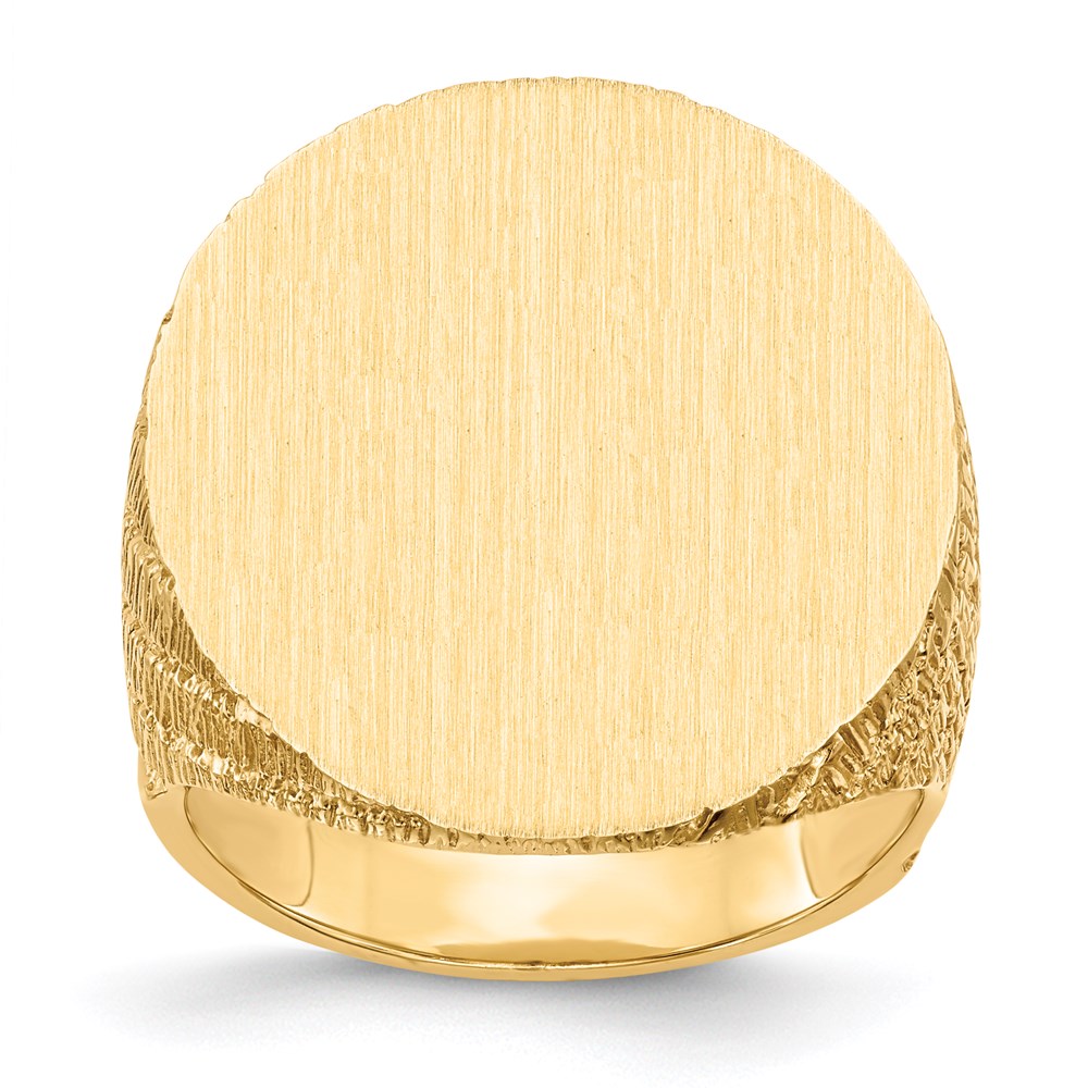 14K Gelbgold Siegelring für Herren