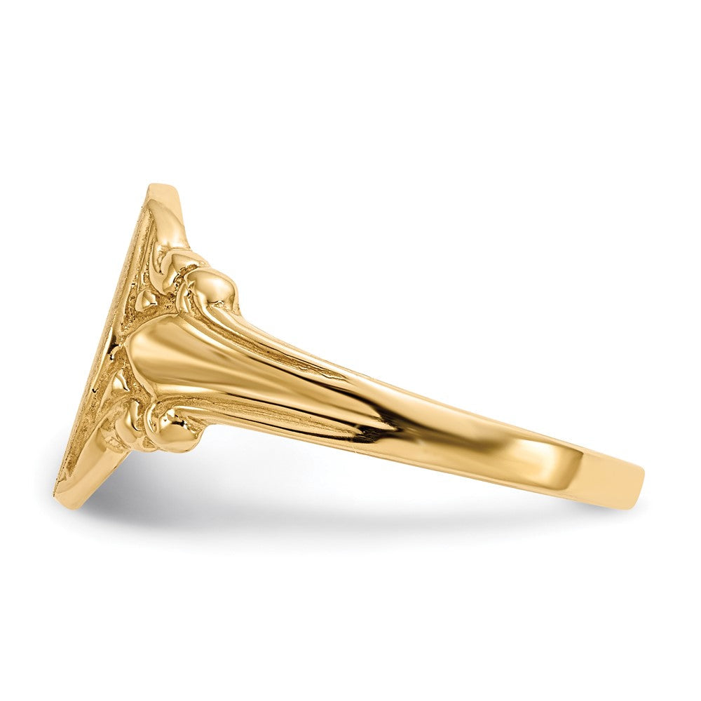 10K Gelbgold Siegelring