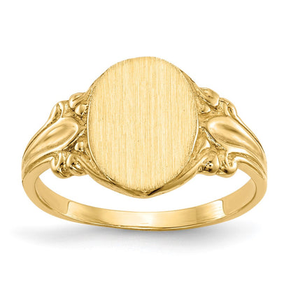 10K Gelbgold Siegelring