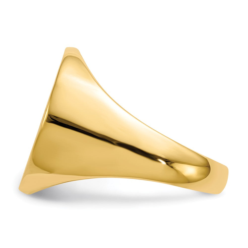 10K Gelbgold Siegelring für Herren