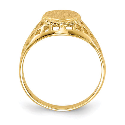 14K Gelbgold Siegelring