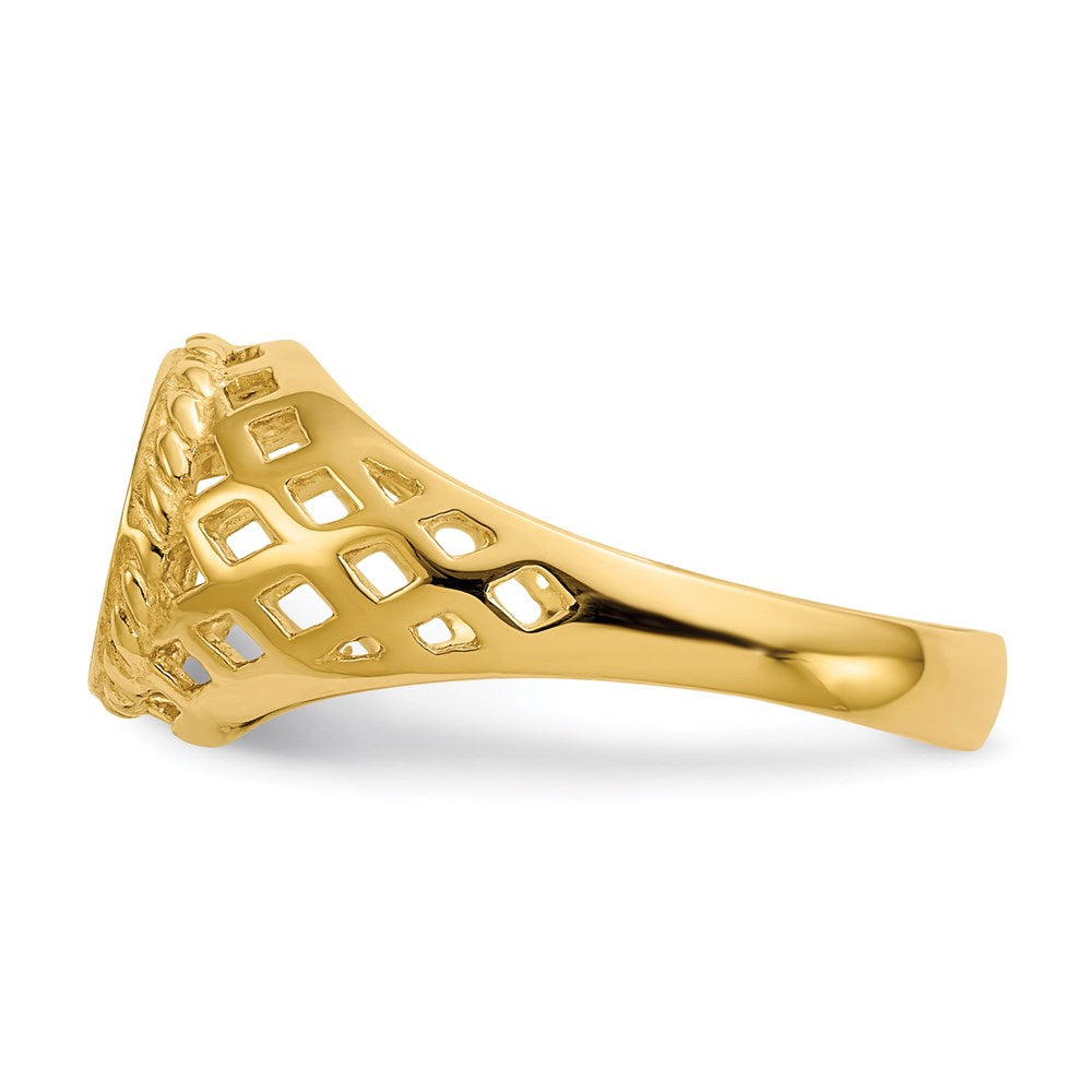 14K Gelbgold Siegelring