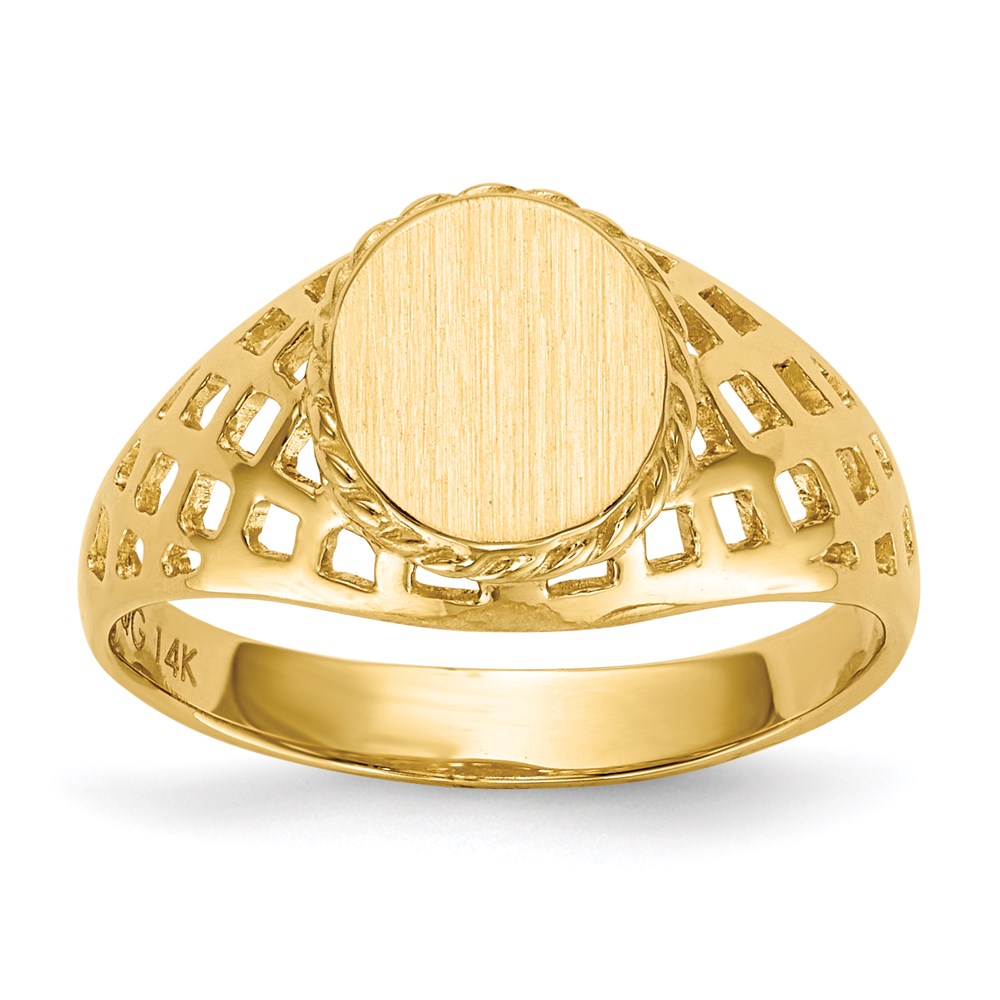 14K Gelbgold Siegelring