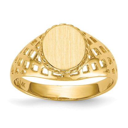 14K Gelbgold Siegelring
