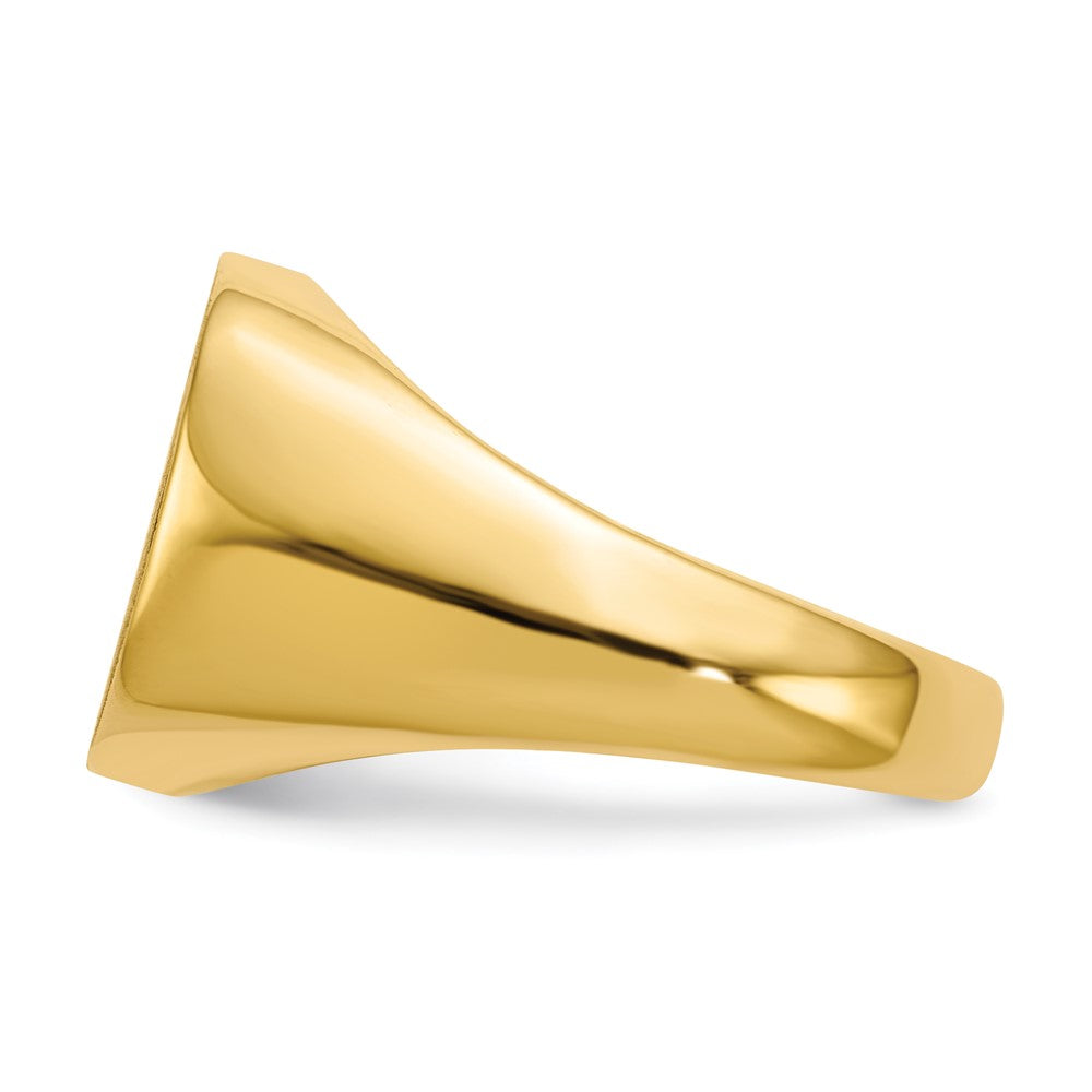 10K Gelbgold Siegelring für Herren