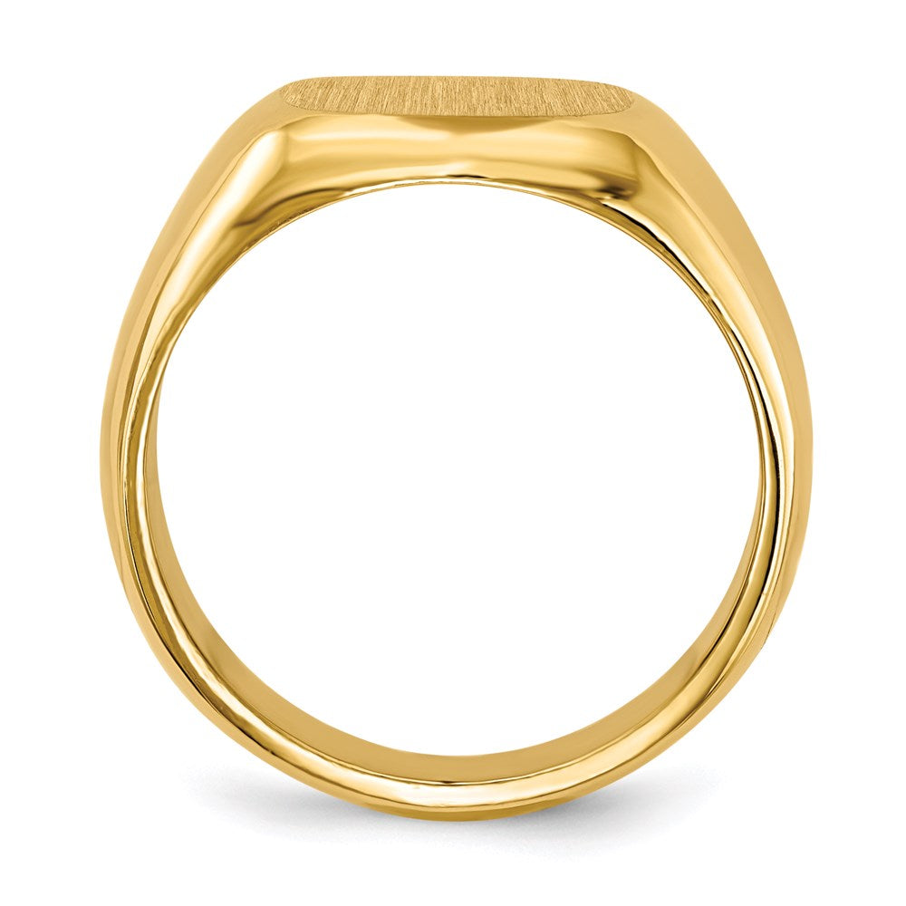 14K Gelbgold Siegelring für Herren