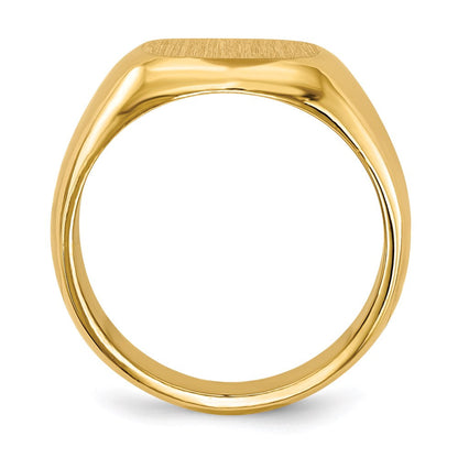 14K Gelbgold Siegelring für Herren