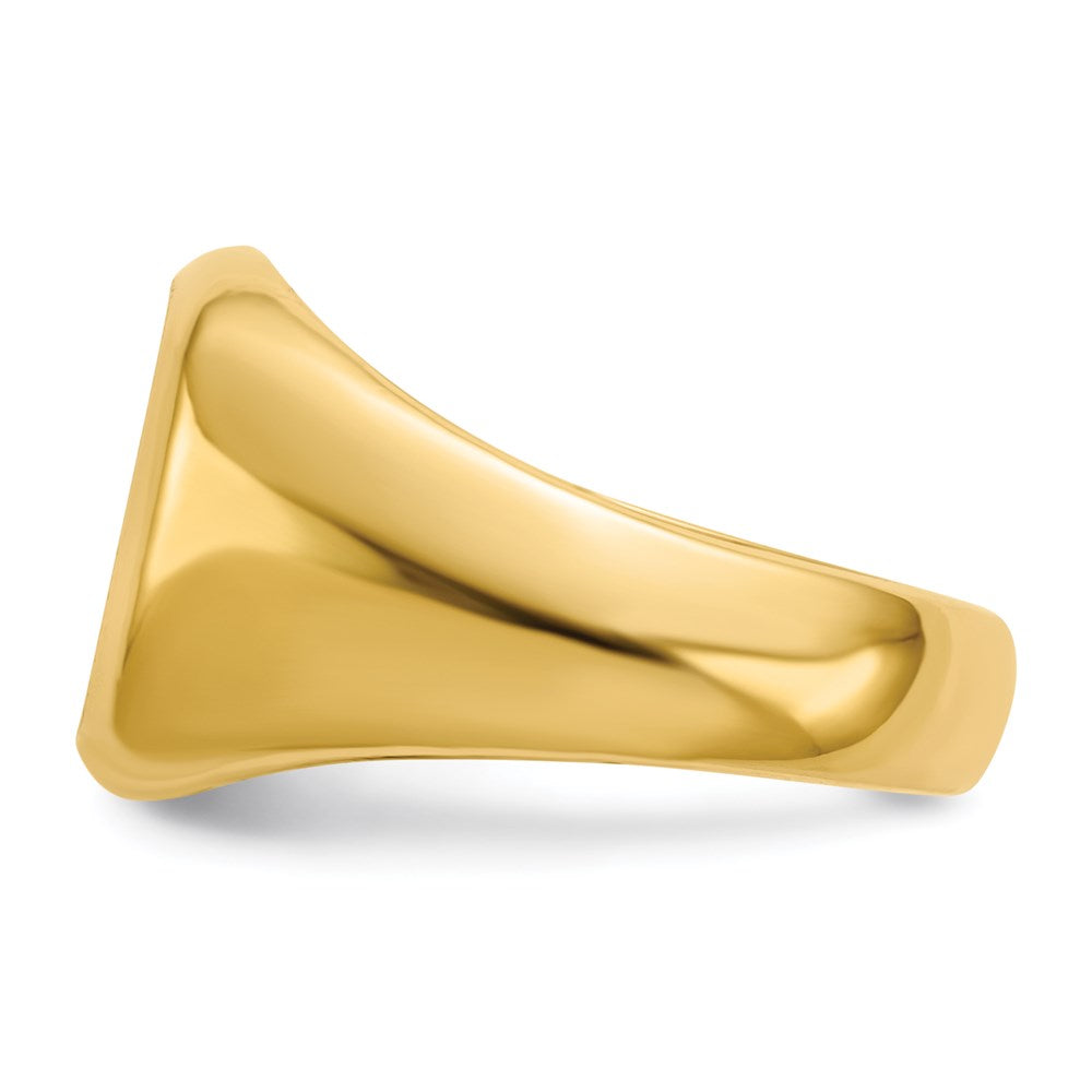14K Gelbgold Siegelring für Herren