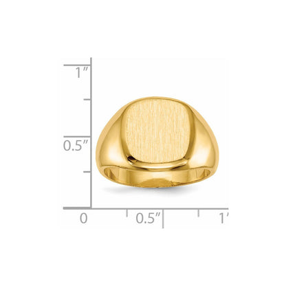 14K Gelbgold Siegelring für Herren