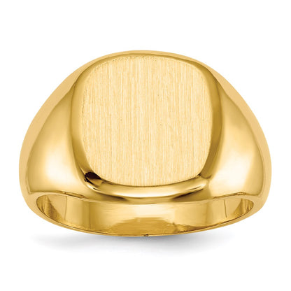 14K Gelbgold Siegelring für Herren