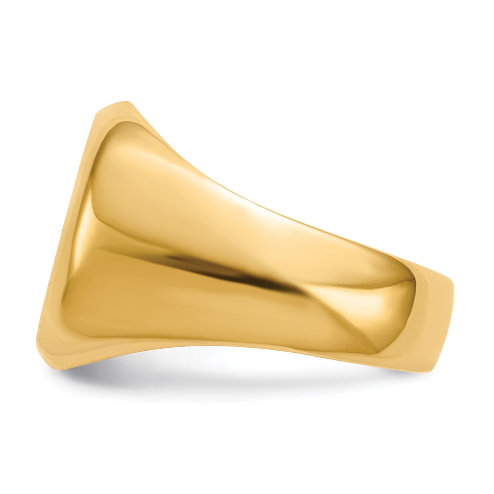 14K Gelbgold Herren-Siegelring