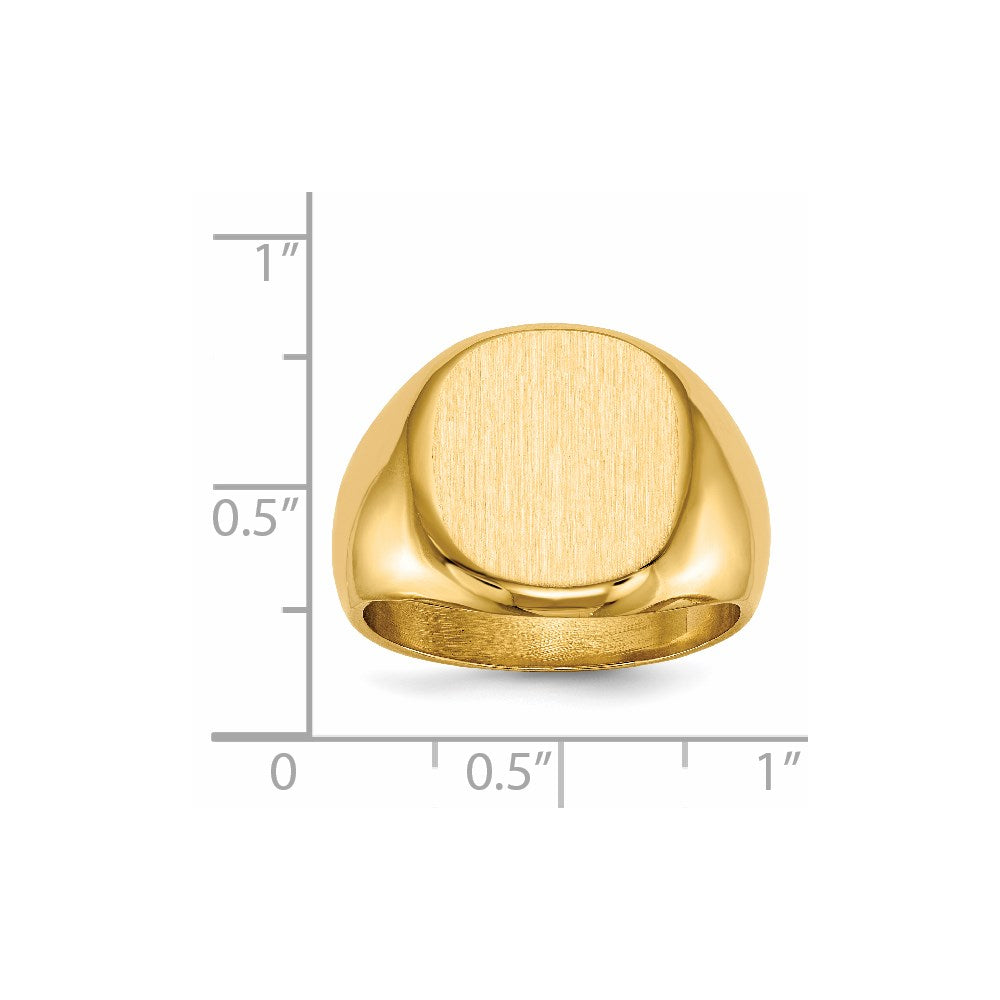 14K Gelbgold Herren-Siegelring