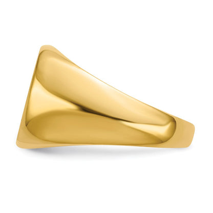 14K Gelbgold Herren-Siegelring