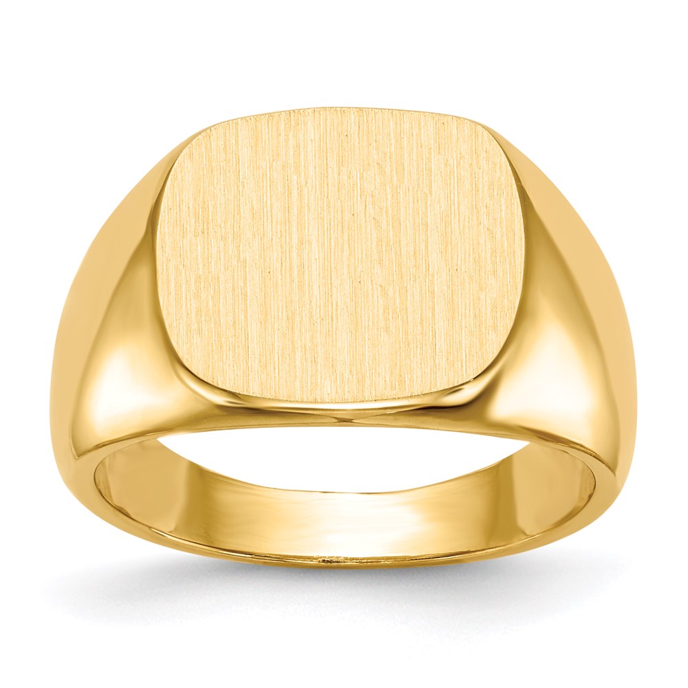 18K Gelbgold Siegelring für Herren