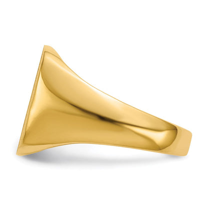 14K Gelbgold Herren-Siegelring
