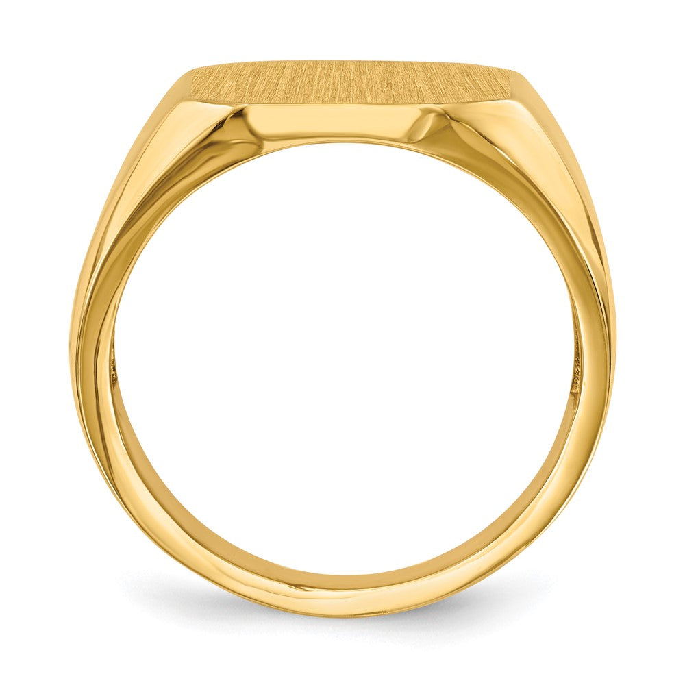 10K Gelbgold Siegelring für Herren