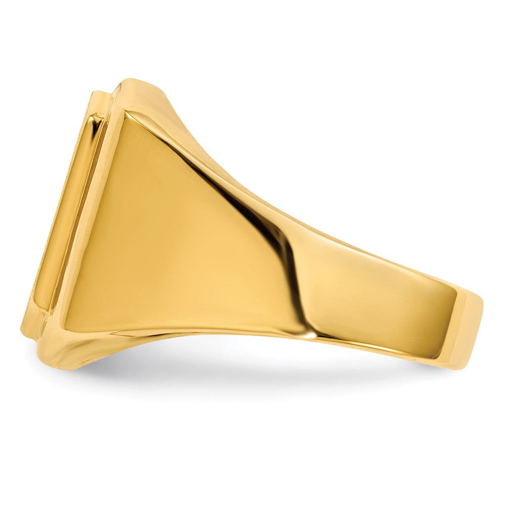 14K Gelbgold Herren-Siegelring