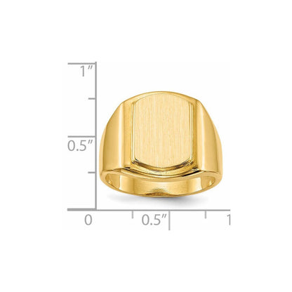 14K Gelbgold Herren-Siegelring