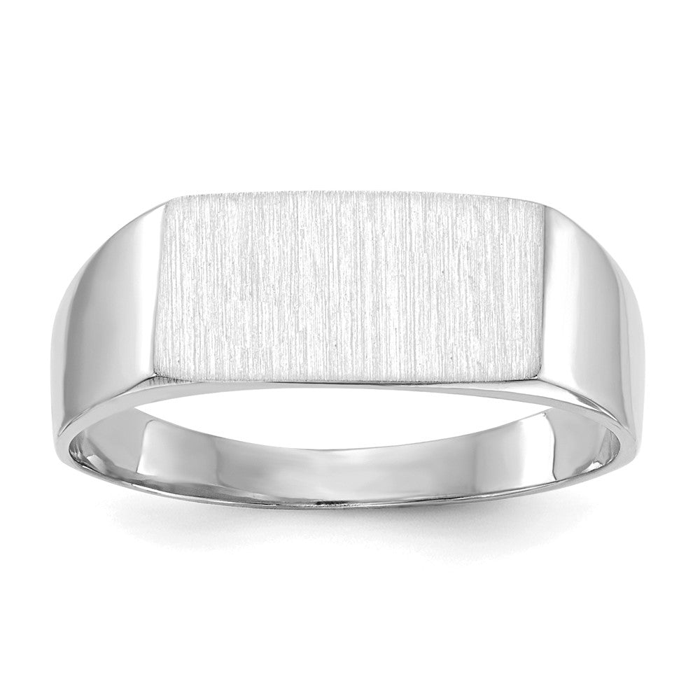 Siegelring aus 14K Weißgold