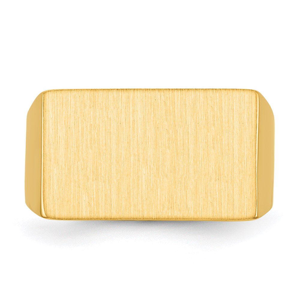 14K Gelbgold Siegelring für Herren