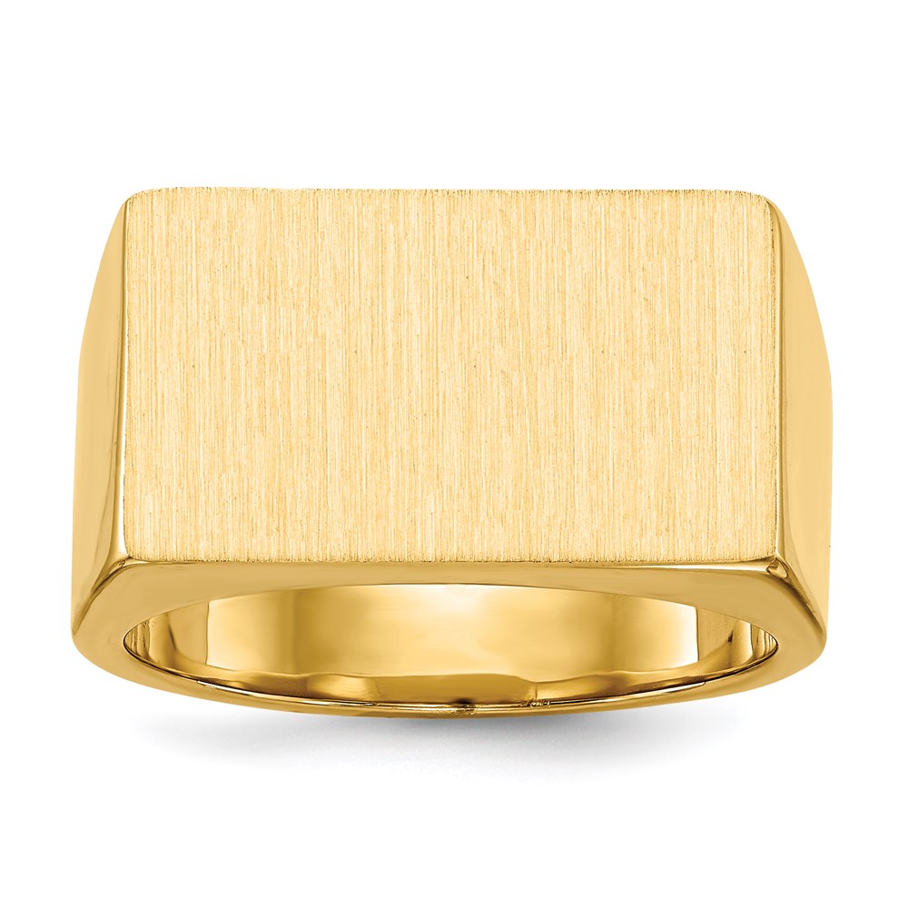 14K Gelbgold Siegelring für Herren
