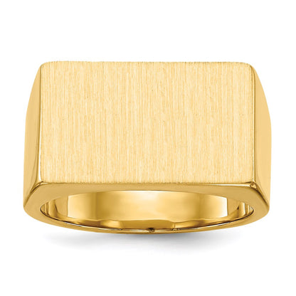 14K Gelbgold Siegelring für Herren