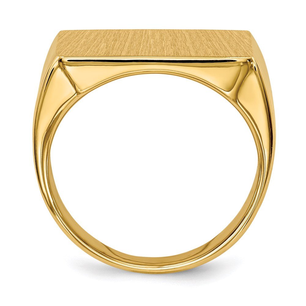 14K Gelbgold Siegelring für Herren
