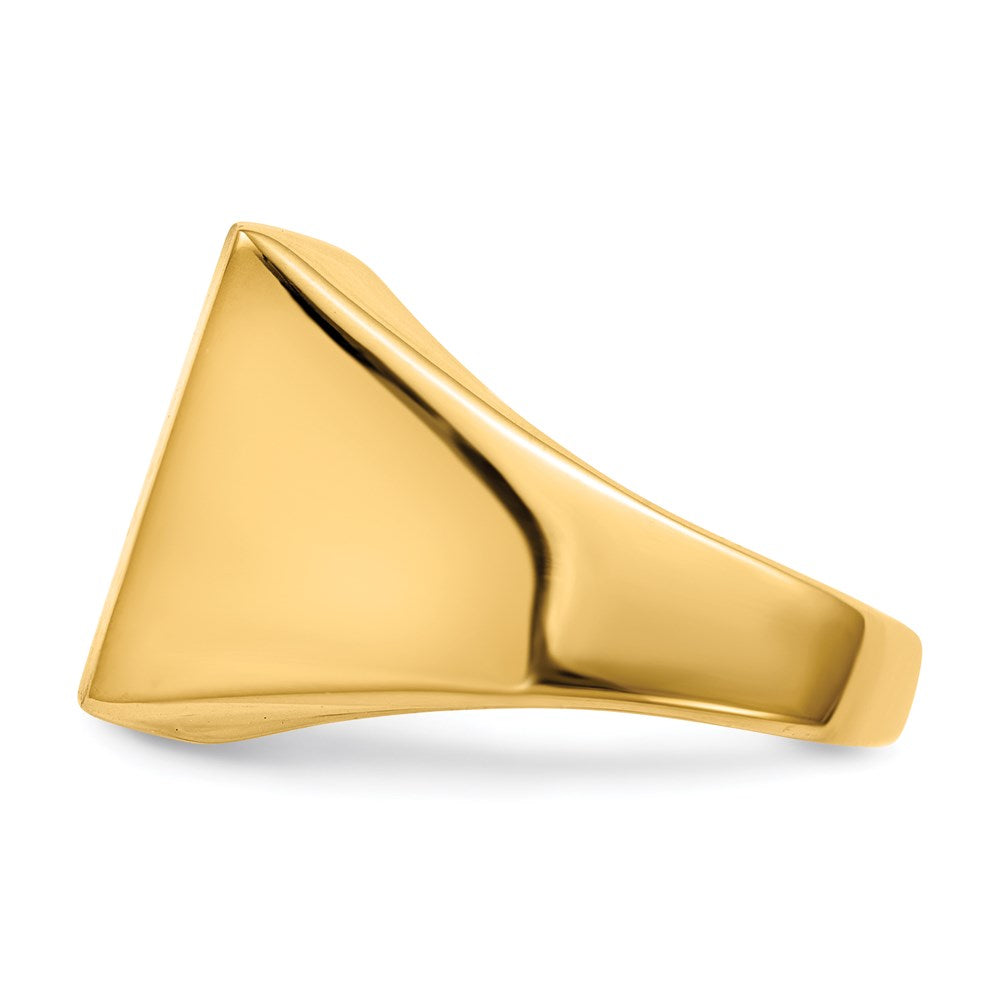 14K Gelbgold Siegelring für Herren