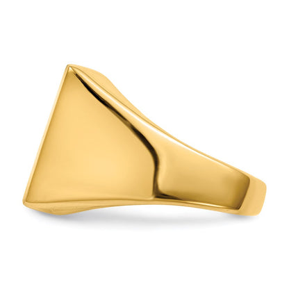 14K Gelbgold Siegelring für Herren