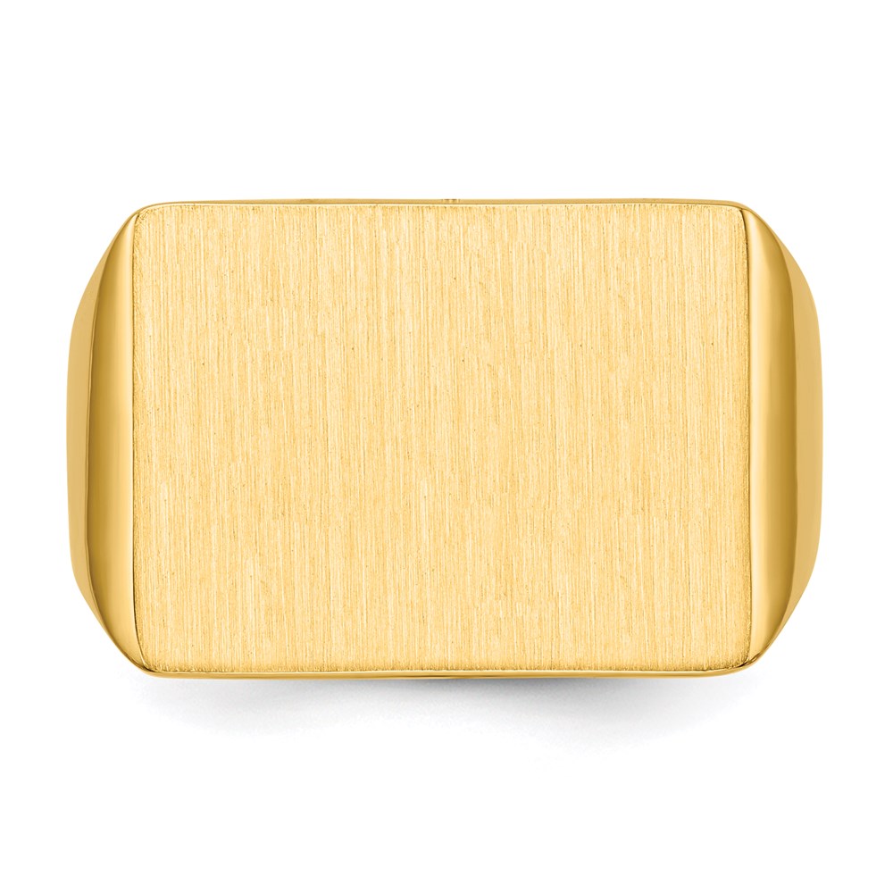 14K Gelbgold Siegelring für Herren