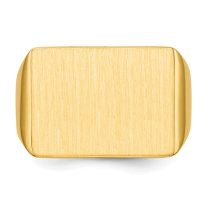 14K Gelbgold Siegelring für Herren