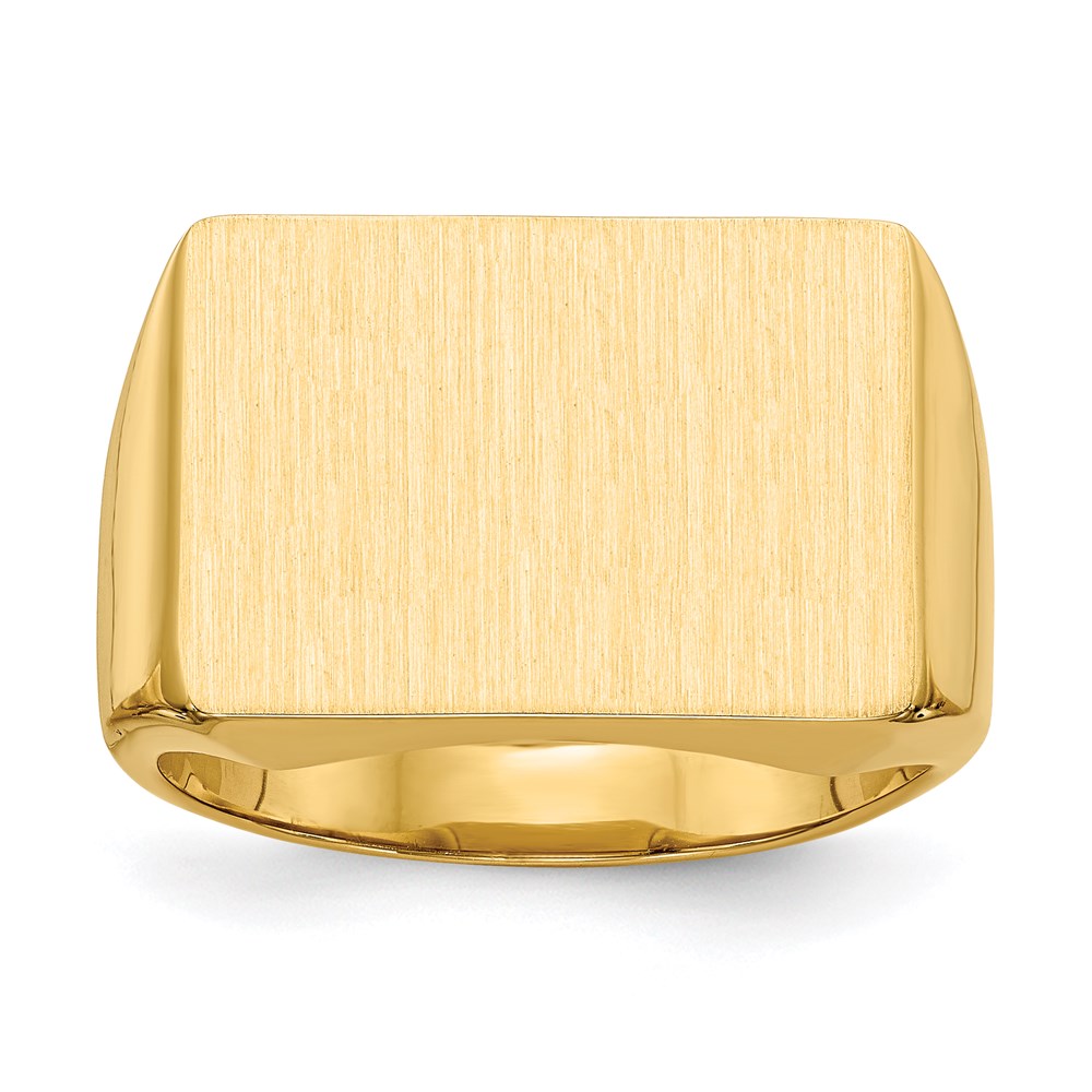 14K Gelbgold Siegelring für Herren