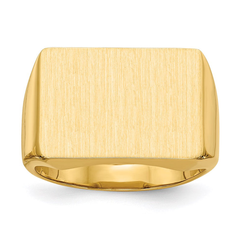 14K Gelbgold Siegelring für Herren