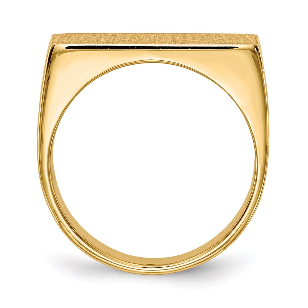 14K Gelbgold Siegelring für Herren
