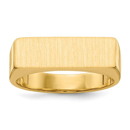 14K Gelbgold Siegelring für Herren